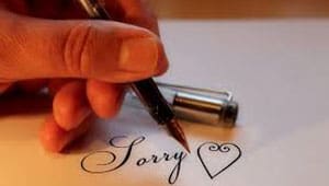 Carta de disculpa
