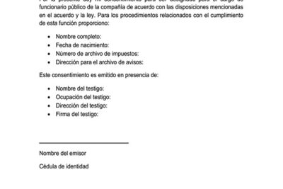 Carta De Aceptación De Cargo Público. Ejemplos Y Modelos